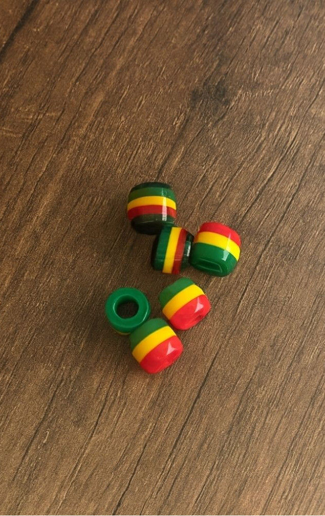 Rastalar İçin Ahşap Saç Boncukları