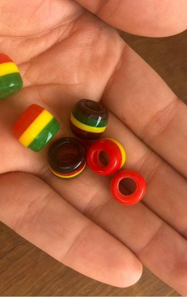 Rastalar İçin Ahşap Saç Boncukları